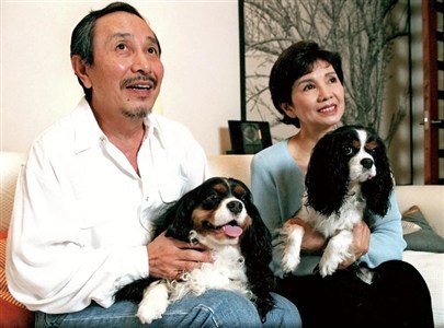 中原ひとみさんと江原真二郎さん