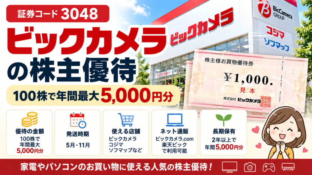 ビックカメラ（3048）の株主優待